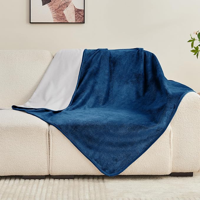 Waterproof Blanket 40"x60" for Adults, Reversible Waterproof Bed Cover for Dogs by Yaning