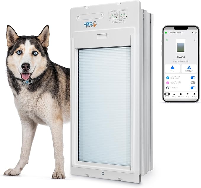 Power Pet Automatic ROLL UP Door by High Tech Pet Brand by HighTechPet