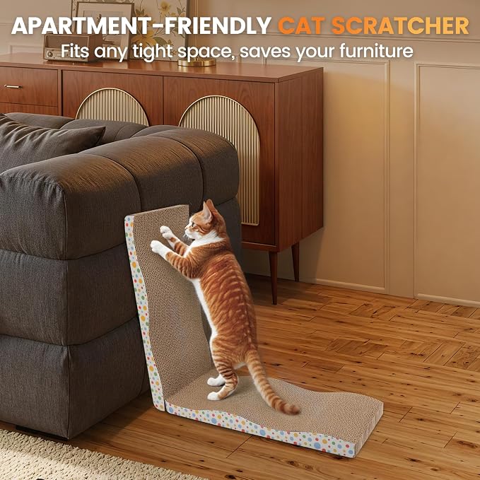 Cat Scratching Board, Large Wide Corrugate Cat Scratcher - Image 2