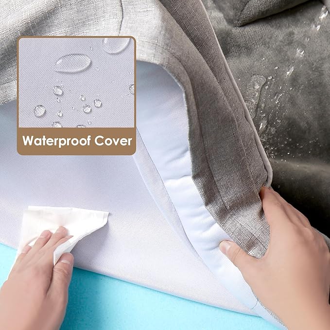 EHEYCIGA Orthopedic Dog Beds for Large Dogs, Waterproof Memory Foam Large Pet - Image 3