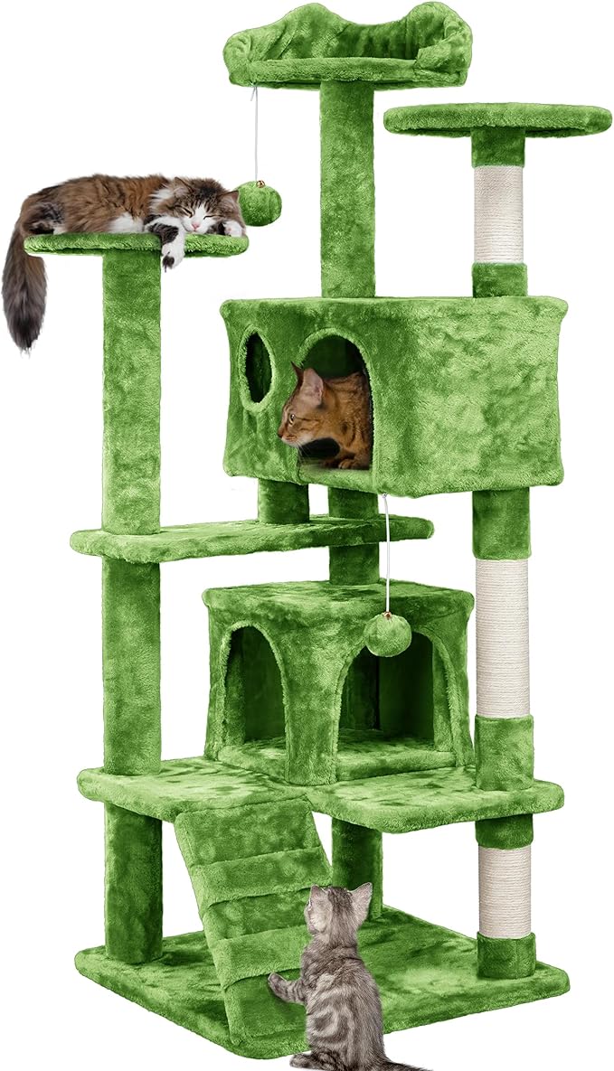 Yaheetech Cat Tree - 54in Tower by Yaheetech