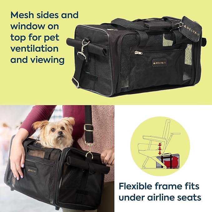 Sherpa Delta Airlines Travel Pet Carrier, Airline Approved & Guaranteed On Board - Image 2