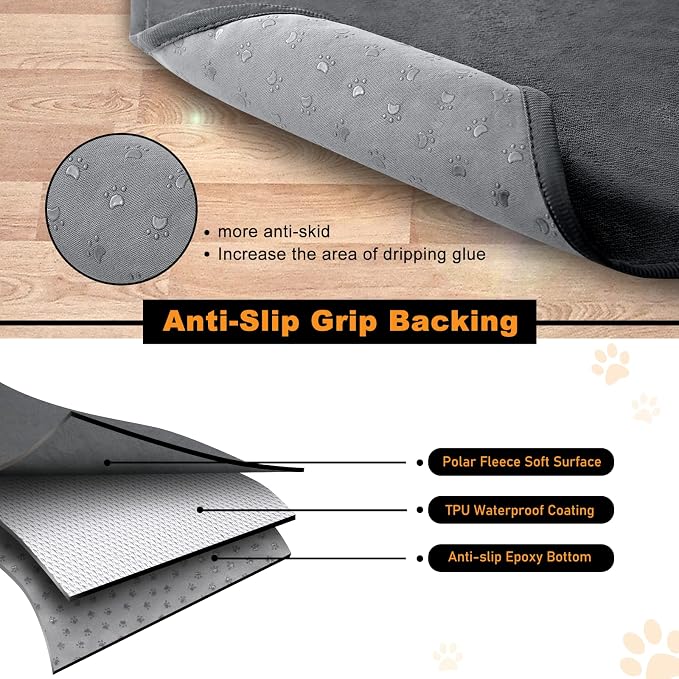 Washable Pee Pads for Dogs, 48x60 Reusable Whelping Pads, Absorb Dog Mats - Image 3