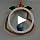 La La Pet® Bird Rope Swing with Hanging Hook Bird Rope Perch Bird