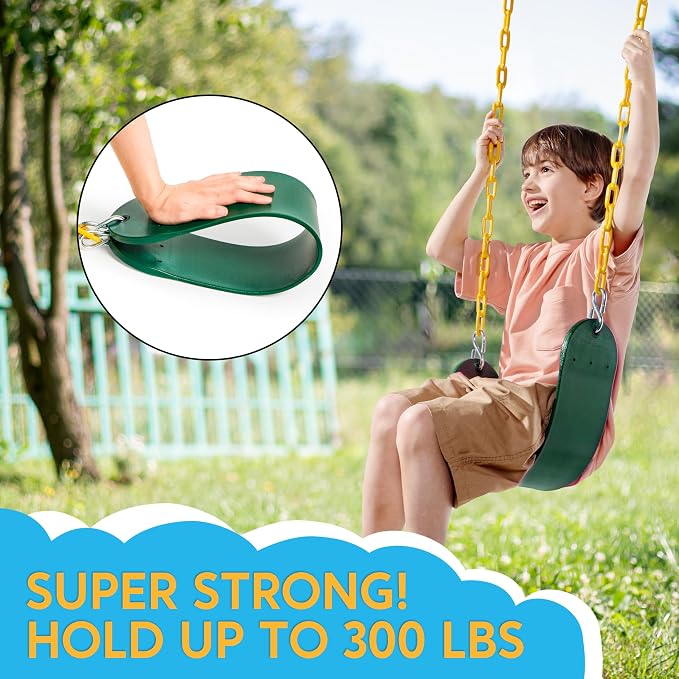TURFEE Heavy Duty Swing Seat Green Color - Image 2