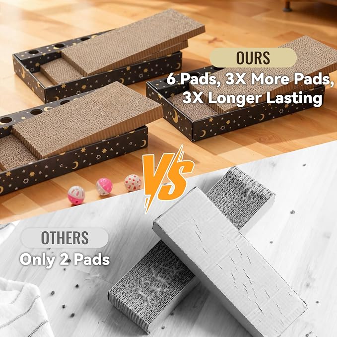 6-Pack Cat Scratcher Cardboard - Image 4