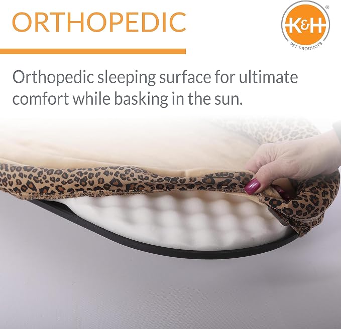 K&H Pet Products Bolster Kitty Sill Cat Window Perch Bed - Image 4