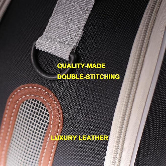 Guinea Pig Travel Carrier Cage, Portable Carry Bag - Image 4