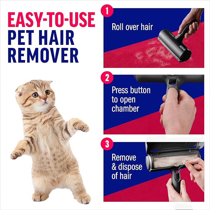 ChomChom Roller Pet Hair Remover – Original Size Reusable Lint Roller - Image 3