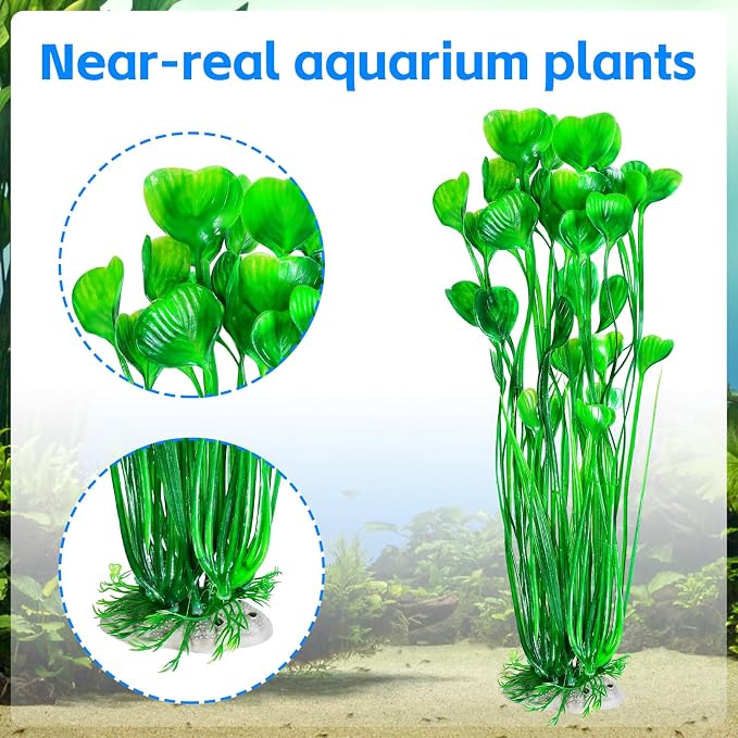 AQUANEAT 26pcs Artificial Fish Tank Plants - Image 5