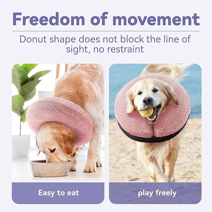 Soft Inflatable Dog Cone for Large Medium Small Dogs Cats - Image 2