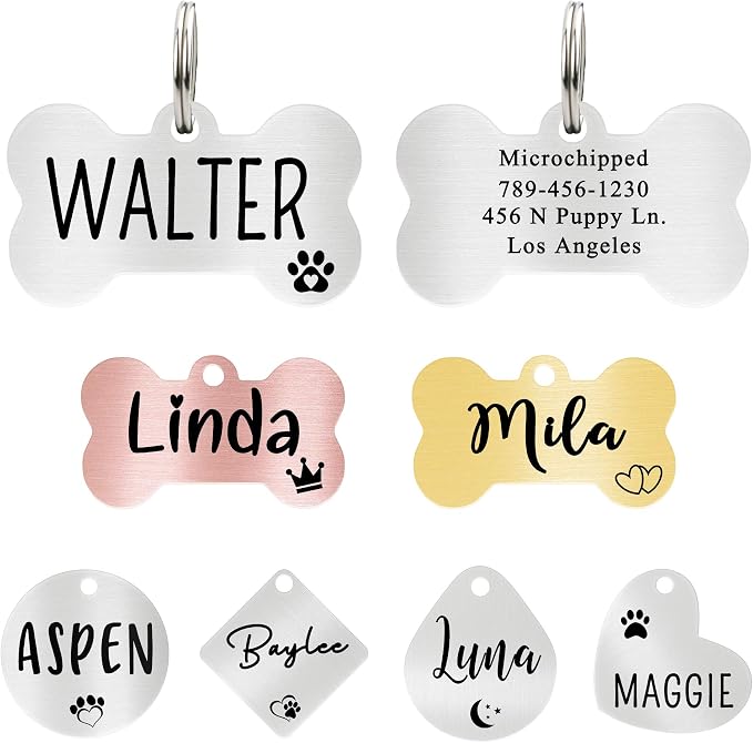 Ultra Joys Custom Personalized Dog ID Tag by UltraJoys