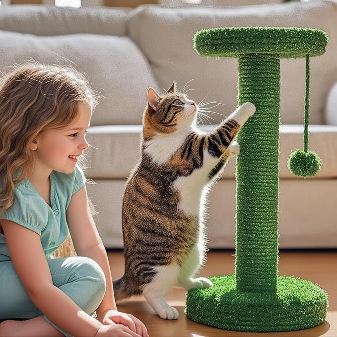 PowerKing Natural Sisal Replacement Scratching Post, 15.7'' 2 Pieces M8 Cat - Image 2