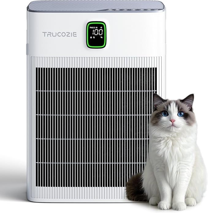 T554 Air Purifier for Home Up to 2000 Ft² in 1 Hr by TrucozieHome