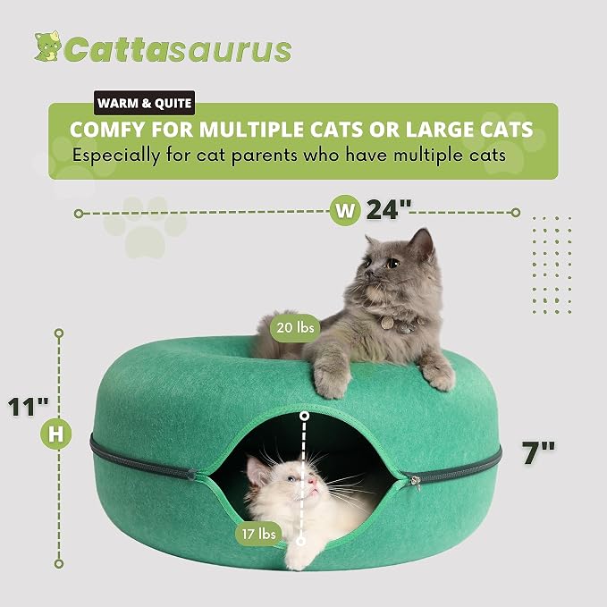 Cattasaurus Peekaboo Cat Cave Donut - Image 7