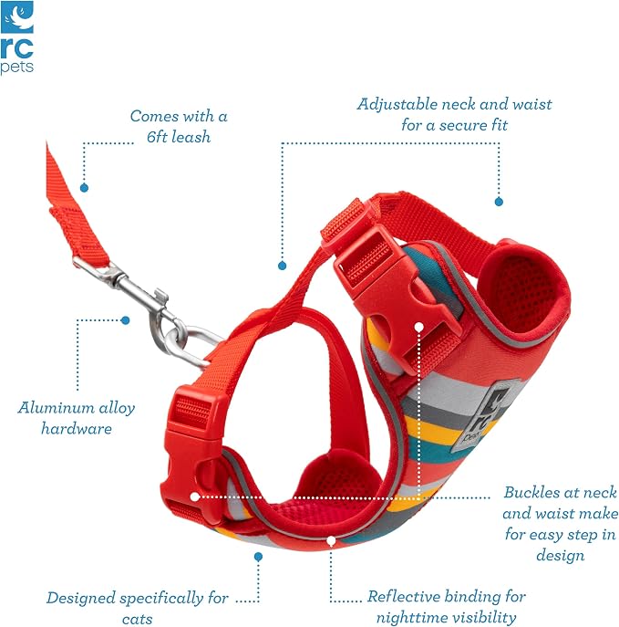 RC Pets Adventure Kitty Cat Harness | Adjustable Airmesh Vest - Image 5
