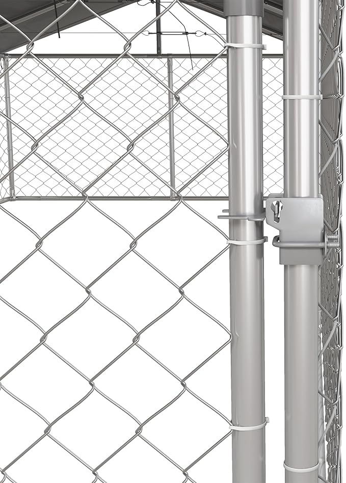 PawHut Outdoor Dog Kennel, Heavy Duty Dog Run Outdoor Fence - Image 8