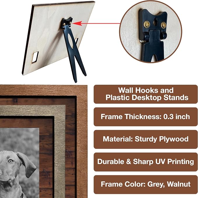 Personalized Dog Collar Frame Memorial Pet Loss Sign Dog & Cat Lover Ever Gifts - Image 5
