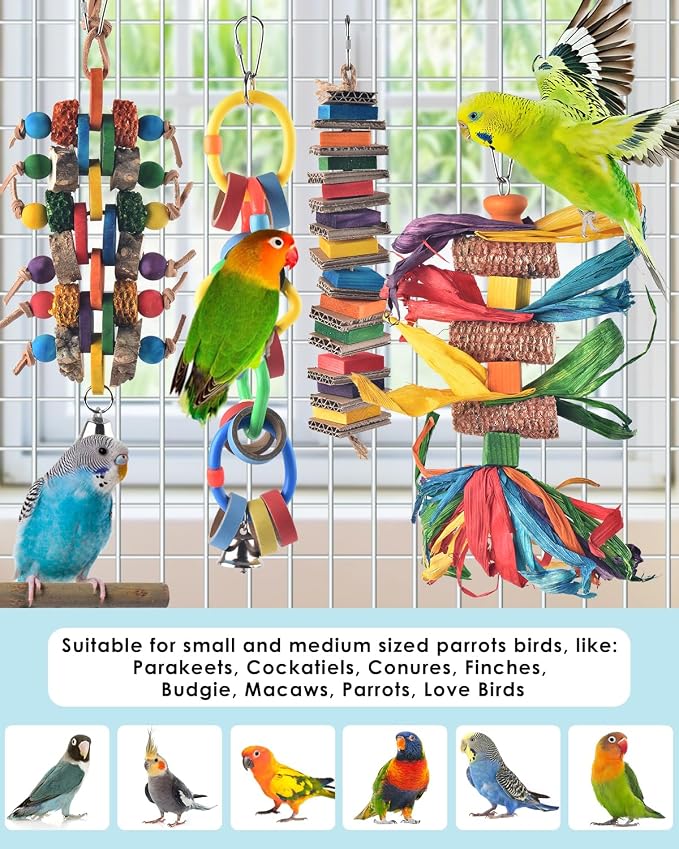 Bissap 4 PCS Bird Chew Toys - Image 7