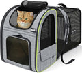 Pecute Cat Backpack Carrier Expandable, Foldable Pet Backpack by pecute