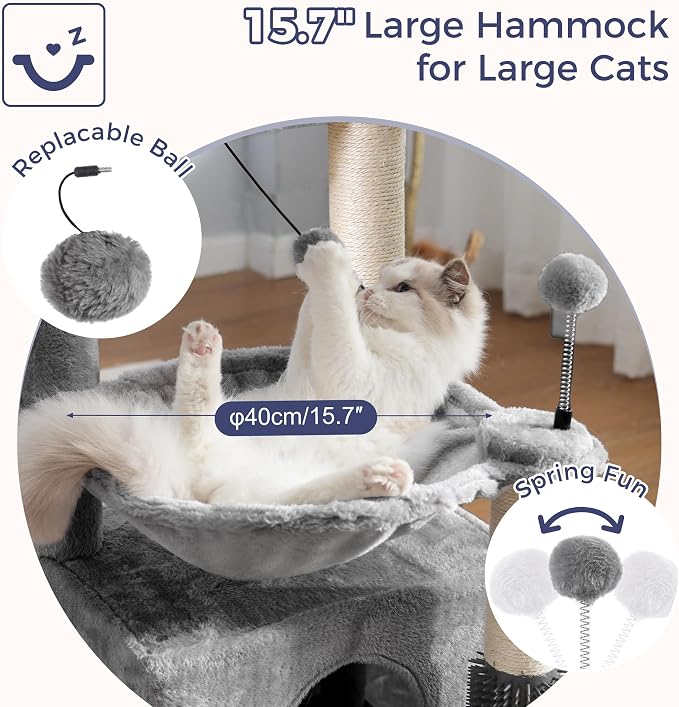 Cat Tree 32 Inches Small Cat Tower - Image 3