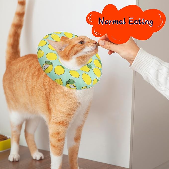 Cat Cone Collar Soft, Adjustable Cat Recovery Collars to Prevent Licking - Image 4