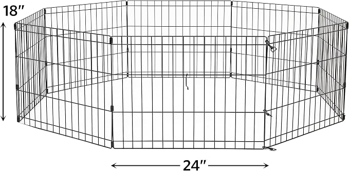 MidWest Homes for Pets Folding Metal Puppy / Dog Exercise Pen, Indoor/Outdoor - Image 4
