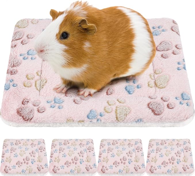 Tuanse 4 Pack Ultra Soft Dog Cat Bed Mat Small Animal Guinea Pig Bed by Tuanse