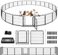 Dog Playpen Outdoor Extra Wide 24 Panels Heavy Duty Dog Fence 32" Height by Committedtobetterpetlife