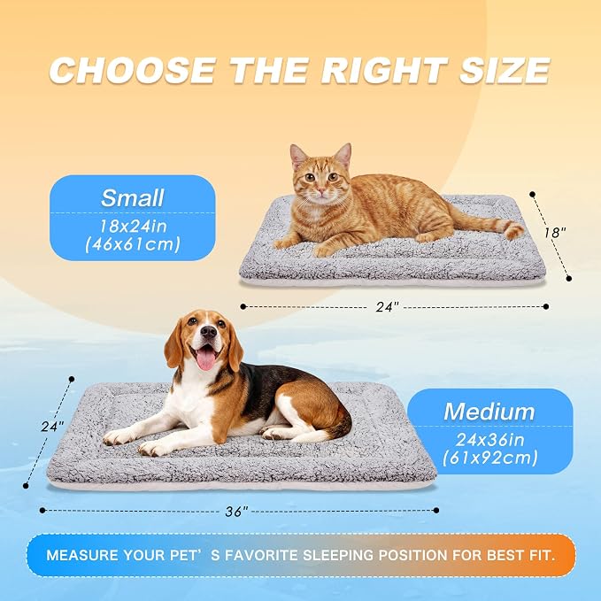 Self Warming Cat Bed, Reversible Warming Cooling Cat Bed, Winter Warm Cats Pad - Image 7