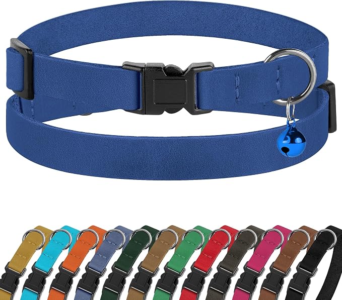 Breakaway Cat Collar Leather by BUDKAS