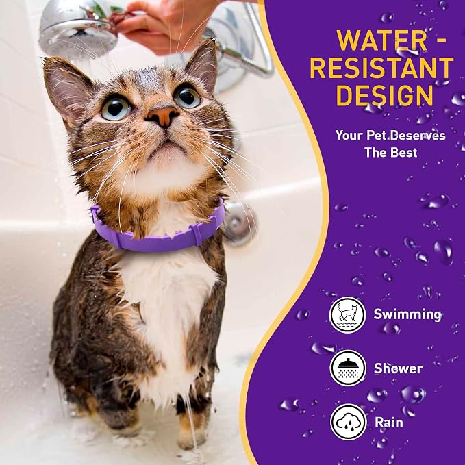 4 Pack Calming Collar for Cats – Pheromone Cat Calming Collar Cat Anxiety - Image 5