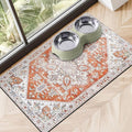 Dog Food Mats for Floors, Absorbent Quick Dry Pet Cat Food Mat, Dog Bowl Mats by Cuslnox