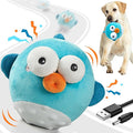 Dog Toys, Rechargeable Crinkle Chew Interactive Squeaky Toy by GUKCO