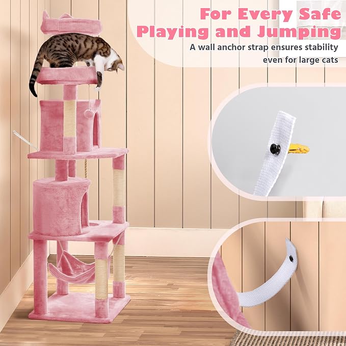 Topeakmart 70.5in Cat Tree, Cat Furniture - Image 9