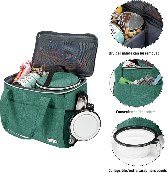 BAGLHER Dog Travel Bag Backpack Pet Supplies Backpack Pet Accessories Storage - Image 3