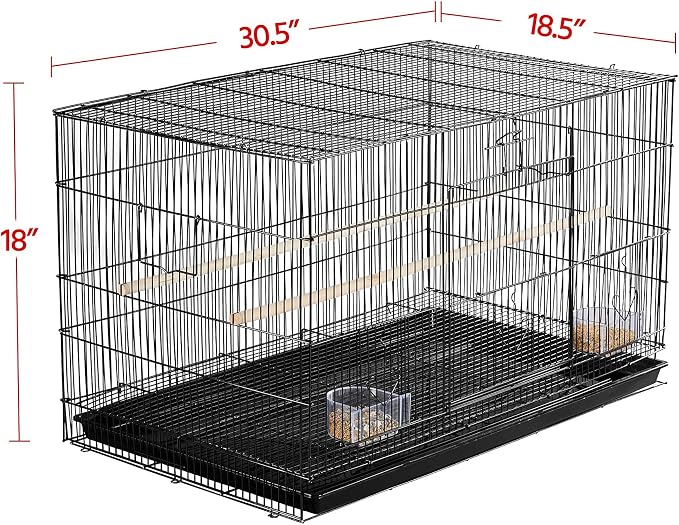 Yaheetech 30‘’ Flight Bird Cage Stackable Design - Image 6