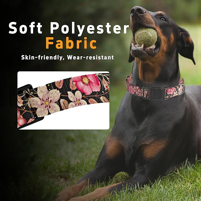 Dog Collar for Boys & Girls, Puppy Collar for Small to Large Dogs, Adjustable - Image 4