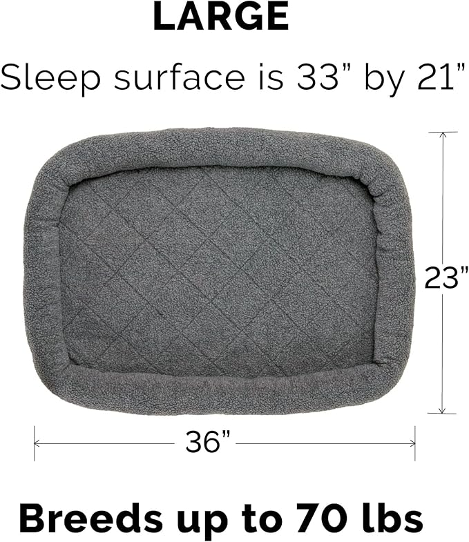 Furhaven Dog Bed for Large/Medium Dogs, 100% Washable, Sized to Fit Crates - Image 2