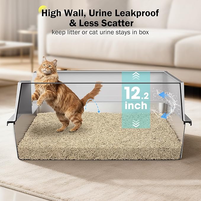 Stainless Steel Litter Box Extra Large - Image 4