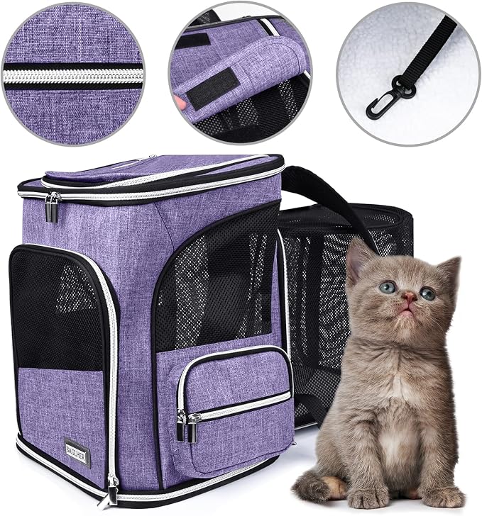 BAGLHER Expandable Pet Carrier Backpack，Pet Backpack - Image 4