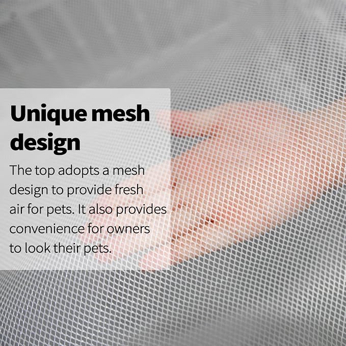 PJYuCien Dog Playpen Mesh Top Cover, Fits 36 Inch 4 Panels Regular Square - Image 5