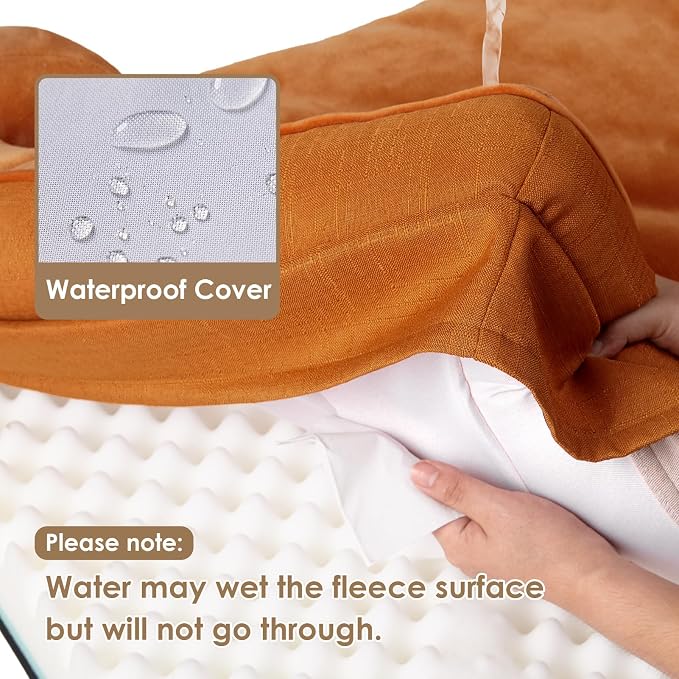 EHEYCIGA Orthopedic Dog Bed for Small Dogs, Waterproof Memory Foam Small Dog - Image 3