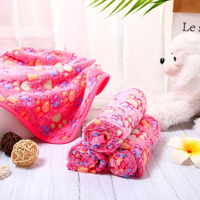 Tatuo 4 Pcs Dog Blanket for Pet Cat Blankets Indoor Puppy Teething Stuff Toys - Image 6