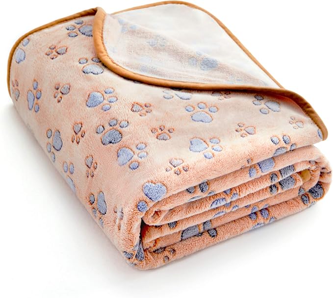 Allisandro Luxurious Dog Blanket, 350 GSM Super Fuzzy Microplush Fleece Pet by ALLISANDRO