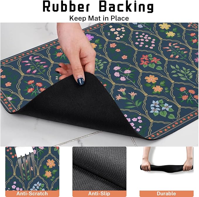 Absorbent Pet Dog Bowl Mat for Food and Water, Pet Cat Food Feeding Mat - Image 4