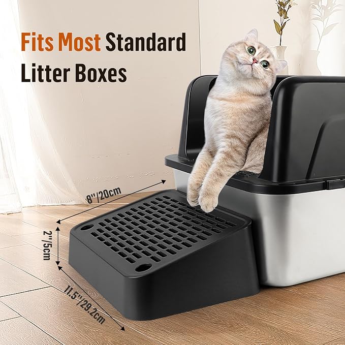 Cat Litter Box Ramp, Litter Box Step Mat - Image 4