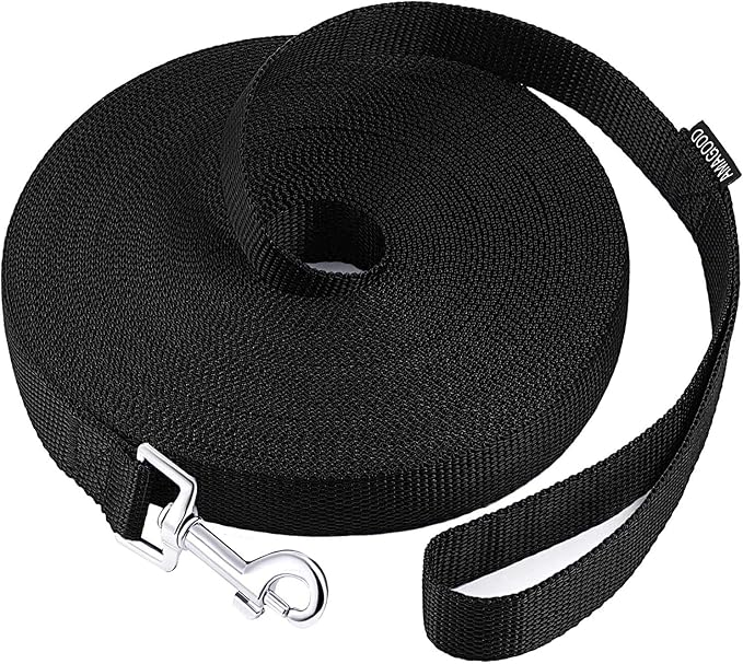 AmaGood Dog/Puppy Obedience Recall Training Agility Lead-15 ft 20 ft 30 ft 50 by DOGLEASH