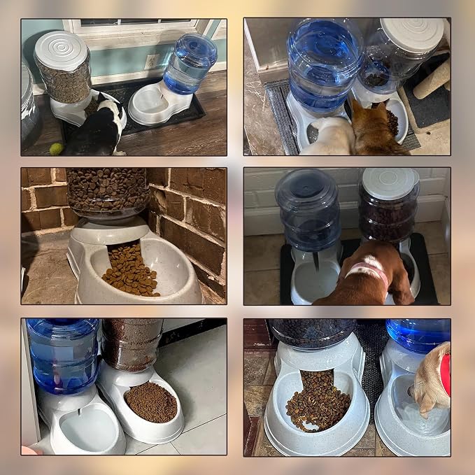 Automatic Dog Feeders, 3 Gallon Capacity Gravity Food Dispenser - Image 7
