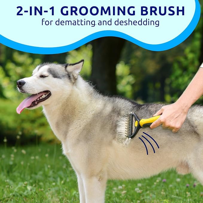 Pat Your Pet Deshedding Dog Brush - Image 3